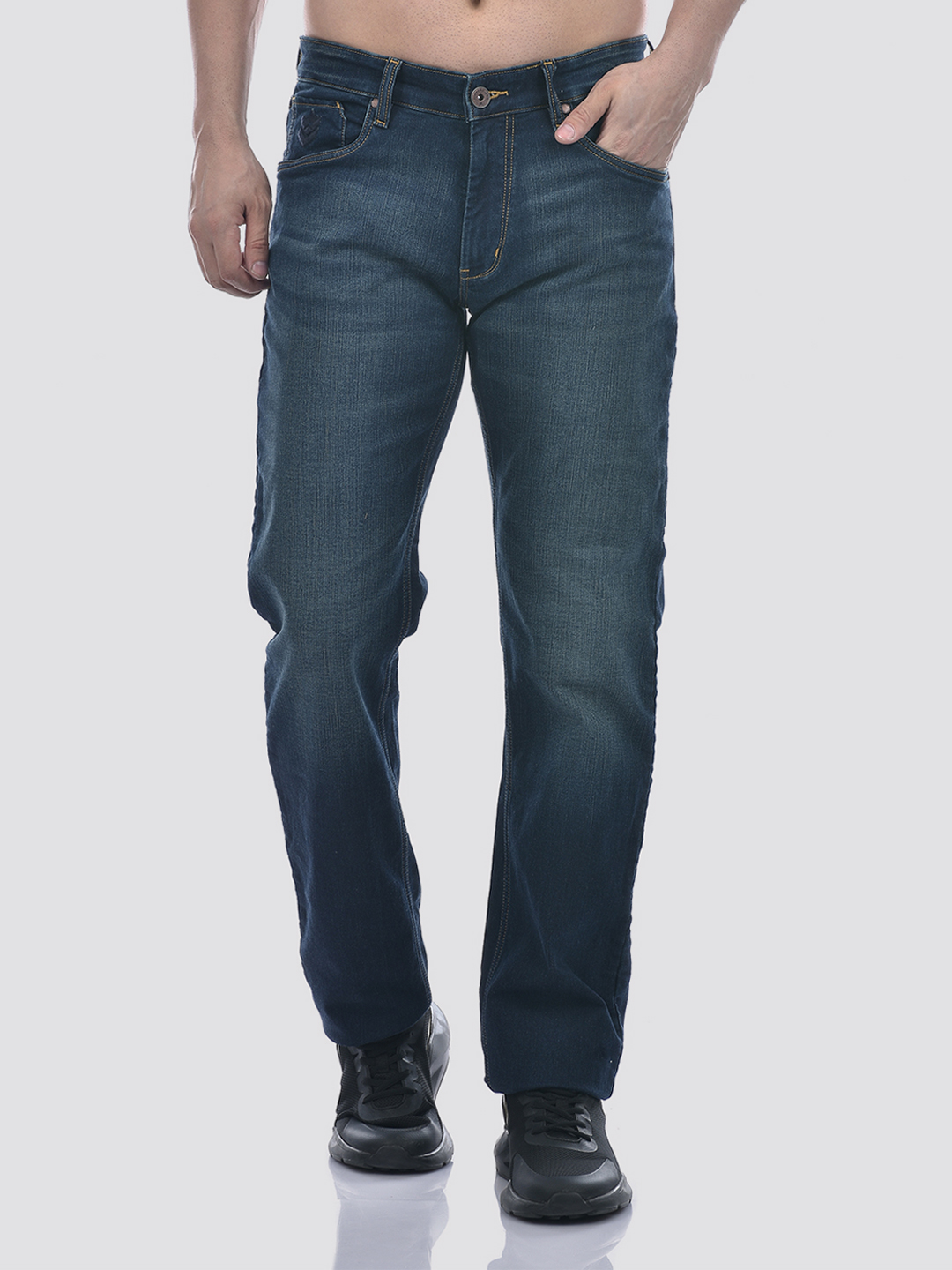 Numero Uno Men Dark Blue Regular Fit Suatianble Jeans